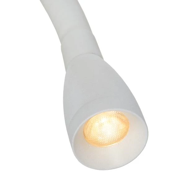 Lucide GALEN-LED - Bedlamp / Wandlamp - LED - 1x3W 3000K - Wit - detail 6